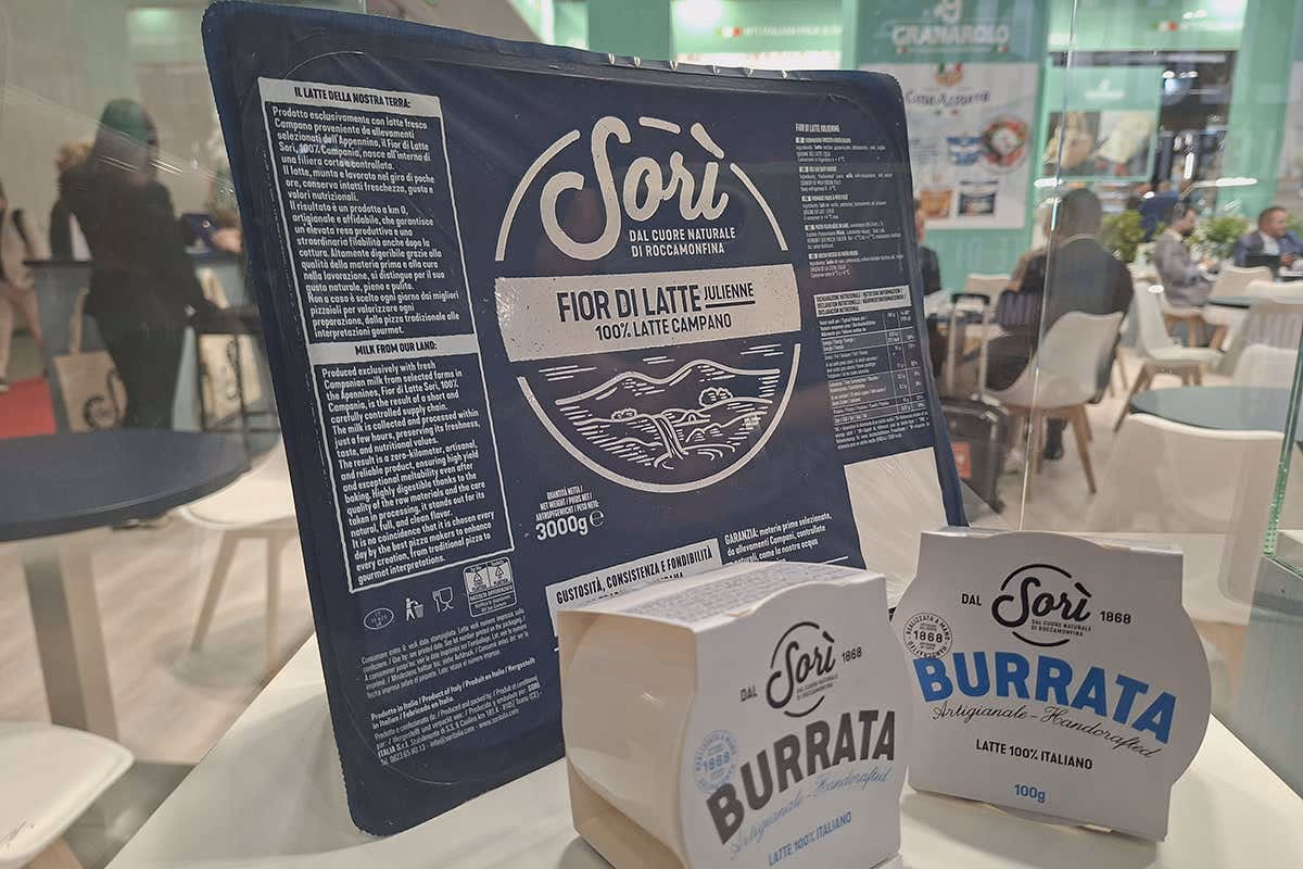 Mozzarella julienne 100% latte campano Sorì