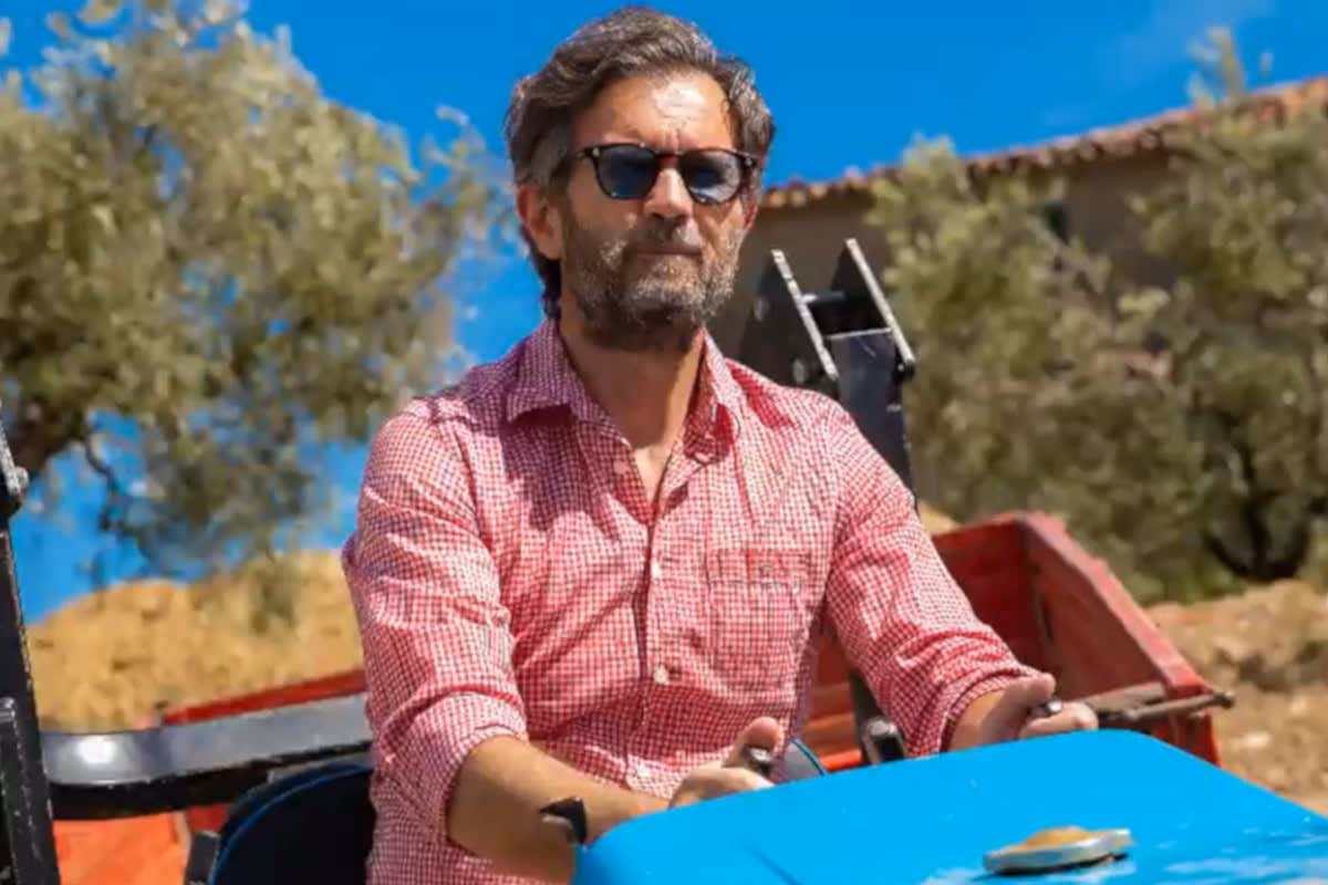 Carlo Cracco nella sua azienda agricola Vistamare
